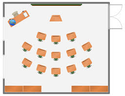 School And Training Plans Classroom Layout Interior
