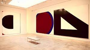 Al held, the yellow x, 1965, acrylic on canvas, 90 x 144 inches: Al Held Alphabet Paintings On Vimeo