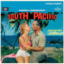 South pacific is a musical composed by richard rodgers, with lyrics by oscar hammerstein ii and book by hammerstein and joshua logan.the work premiered in 1949 on broadway and was an immediate hit, running for 1,925 performances. South Pacific 1958 Motion Picture Record Rodgers Hammerstein