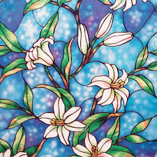 The beautiful colors will bring in a rich sense of artistry into this space. Amazon Com Coavas Privacy Window Film Stained Glass Window Film Non Adhesive Frosted Glass Film Decorative Static Cling Window Film For Home Uv Blocking Privacy Heat Insulation 17 7 X 78 7 Home Kitchen