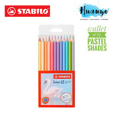 Stabilo original colored pencils review. Stabilo Swans Pastel Edition Color Colour Pencils Wallet Of 12 Colours