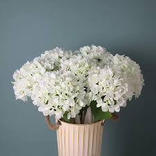 Maybe you would like to learn more about one of these? Buy Kingou Artificial Flowers Hydrangeas Faux Silk Flowers For Wedding Bouquets Flower Arrangements Home And Office Wedding Decorations 3 Stems Per Box White Online In Turkey B0911wydvh