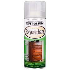 Rust Oleum Specialty 11 25 Oz Satin Clear Polyurethane Spray 6 Pack 7872830 The Home Depot