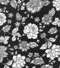 Black And White Floral Cotton Fabric Buttercream Quilt Fabric Audrey Black White Floral Jo Ann Fabric Flower Stencil Pretty Fabric