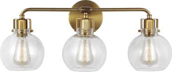 Feiss Vs24403bbs Clara Contemporary Burnished Brass 3 Light Bath Lighting Mf Vs24403bbs