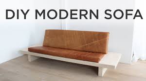 Diy Modern Sofa How To Make A Sofa Out Of Plywood Youtube