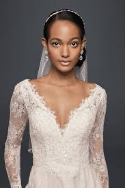 High Low Chantilly Lace Wedding Dress David S Bridal Chantilly Lace Wedding Dress Wedding Dresses Lace Wedding Dresses
