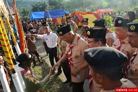 Elemen tanda penting dalam logo pramuka ini memiliki arti atau filosofi sebagai berikut: Kegiatan Pramuka Terbukti Mampu Atasi Tantangan Kaum Muda Valora Co Id