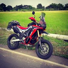 my crf250rally camping touring bkk club2561 オフロードバイク ホンダのバイク モタード