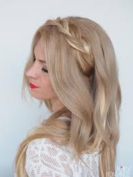 Take start of hairline, split into three. Braided Headband Hairstyle Tutorial Hair Romance