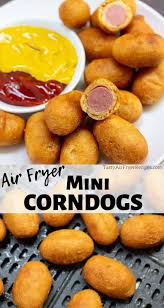 So How To Cook Mini Corn Dogs In Air Fryer All You Need Is Frozen Mini Corndogs An Air Fryer And About 10 Minutes In 2020 Mini Corn Dogs Corn