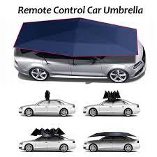 Automatic Awning Tent Car Cover Outdoor Waterproof Foldable Car Canopy Cover Portable Sun Shelter Car Roof Tent Remote Control Car Canopy Car Covers Roof Tent