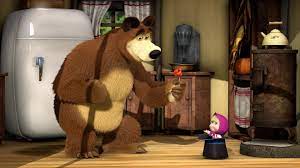 Masha and the bear has been able to find the precise point in clowning where there is no violence. Room Refrigerator Lollipop Cartoon Cylinder Masha And The Bear 1080p Wallpaper Hdwallpaper Deskt In 2021 Bear Wallpaper Masha And The Bear Character Wallpaper