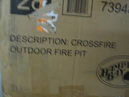 Check spelling or type a new query. Hampton Bay Crossfire 29 50 In Steel Fire Pit With Cooking Grate Model 25915 New Auction Auction Nation