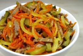 азу по татарски с солеными огурцами рецепт с фото Luchshij Uzhin Kurinyj Salat S Brokkoli Eda Kulinariya Nacionalnaya Eda