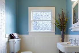 The windows were covered in chemical/hard water stains. What Glass Is Best For Your Bathroom Window Bayareabath Com