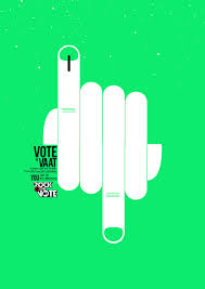 Mtv Rock The Vote Poster Series On Behance Vote Poster Rock The Vote Poster Series