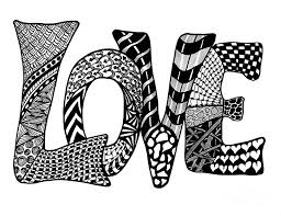 Zentangle Love By Nan Wright Zentangle Art Zentangle Zentangle Artwork