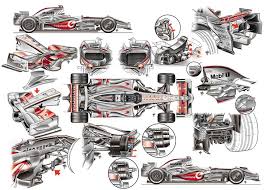 I Put Together This Compilation Of Images Of The Mclaren Mp4 23 I Hope You Enjoy The Composition I Added A Lot Of Angle Technical Drawing Mclaren Mp4 Mclaren