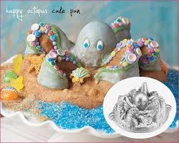 Eight Cool Octopus Inspired Finds Hostess With The Mostess Octopus Cake Cake Decorating For Kids Cupcake Cakes