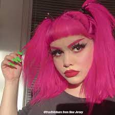 Hot Hot Pink Classic High Voltage In 2021 Pink Hair Dye Hot Pink Hair Pink Hair