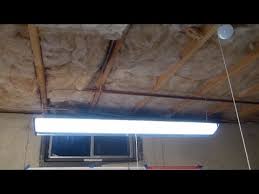 Lowe S Utilitech Pro 48 Led Shop Light Installation Highlights Youtube