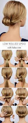 Lowrolled Hairbun Stepbystep Tutorial Hair Wraps Hair Styles Long Hair Styles