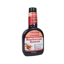 نصف كوب من الباربكيو صوص. Thawaaq Kuwait Food Marketplace Delicio Bbq Sauce Smoky 532 Ml 12 Bottle