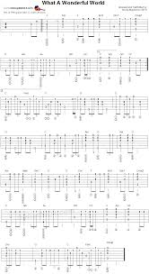 Louis Armstrong What A Wonderful World Free Mp3 Download What A Wonderful World Fingerstyle Guitar Tablature Fingerstyle Guitar Guitar Tabs Songs Guitar Tabs