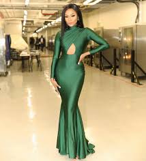 The light blue dress with lace details is the work of villioti fashion institute a south african. Bn Style Spotlight Bonang Matheba As Host For Dstvmvca