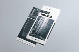 Free Tri Fold Brochure Psd Mockup For Photorealistic Presentation Brochure Mockup Free Trifold Brochure Brochure Mockup Psd Free