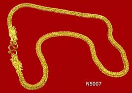 Thai Baht Gold Chains 23k Thai Baht Gold Necklace N 5007 Gold Chains Gold Necklace Gold Bracelet Chain