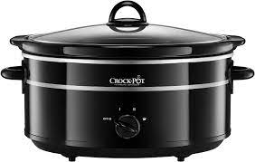 It has three temperature settings to help you cook every meal perfectly. Crock Pot Slow Cooker Removable Easy Clean Ceramic Bowl 6 5 L 8 People Black 300 W Scv655b Amazon Co Uk Home Kitchen