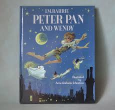 Vintage Anne Grahame Johnstone Peter Pan And Wendy J M Barrie Book 1988 Johnstone Books Peter Pan