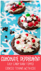 I experience this personally every year. Easy Chocolate Peppermint Bark Cookies To Bake With Kids Peanut Blossom