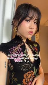 Do i wear to my sister’s wedding yes or no? #vintage #cavalli #qipao #wlw