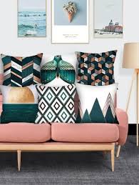 Search Throw Pillows In Decorative Pillows Shein Usa In 2020 Printed Cushions Printed Cushion Covers Cushion Cover Designs