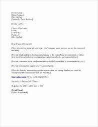 Recommendation Letter For Services Provided Lovely Free Letter Of Reference Template Reference Letter Template Letter Template Word Reference Letter