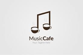 Music Cafe Logo Template Cafe Logo Cafe Logo Design Music Logo
