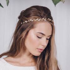 Buy Swarovski Crystals Dainty Vine Leaves , Hair Vine Headband, Bridal Hair  Vine, Delicate Headband, Hair Accessories. Online in India
