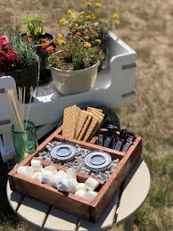 Smores Bar Smores Table Smores Tray Dessert Bar Party Etsy In 2020 Smores Table S Mores Bar Dessert Bar Party