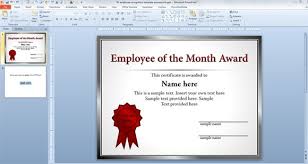 Once you have done some work on it like editing or amending, then you will need to reconsider print properties before taking print out. Free Employee Of The Month Template For Employee Recognition In Powerpoint