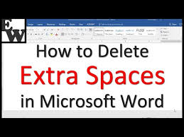 This tip explains why you get these types of lines and how you can get rid of them. How To Delete Extra Spaces In Microsoft Word