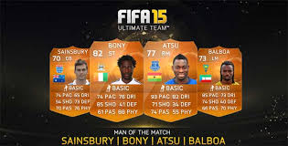 Wilfried bony al ittihad côte d'ivoire. Complete List Of Fifa 15 Ultimate Team Motm Cards