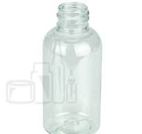 2oz Boston Round PET Plastic Bottle 20-410(1050/case)