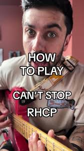 Cant Stop Chili Peppers Guitar