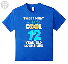 Birthday Presents For 12 Year Old Boy Amazon Kids Kids Emoji 12th Birthday Gifts For 12 Year Old Boys T Shirt 12 Royal Blue Birthday Shirts Amazon Par Emoji Birthday Shirt Birthday Shirts Old T Shirts