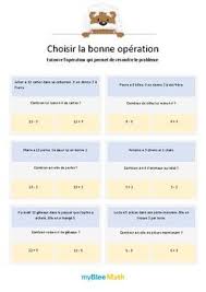 Le But De L 39 Exercice Est De Trouver Parmi Plusieurs Operations Laquelle Resout Le Probleme Additions Et Soustr Teacherspayteachers Worksheets Free Math