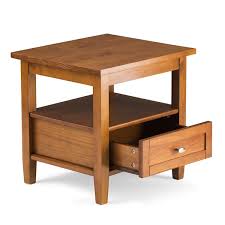 Warm Shaker End Table In 2020 End Tables Simpli Home Furniture