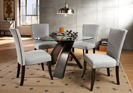 Del Mar Ebony 5 Pc Round Dining Set Dining Room Sets Cheap Dining Room Sets Affordable Dining Room Sets